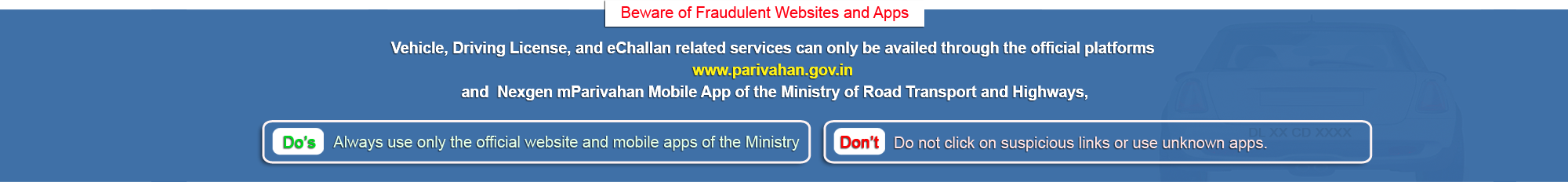Beware of Fraudulent Websites and Apps